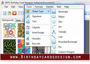 Birthday Cards Design screenshot