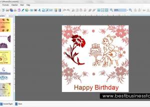 Birthday Cards Designing Tool screenshot