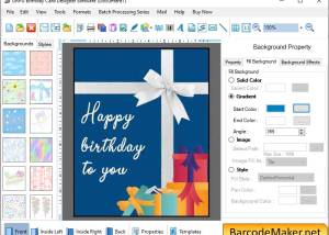 software - Birthday Cards Maker 8.3 screenshot