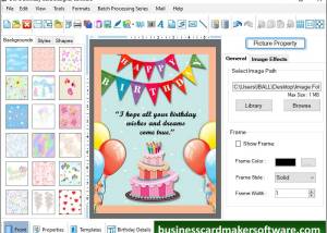 software - Birthday Cards Maker 9.5.4.1 screenshot