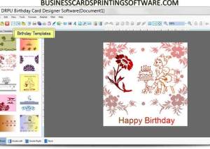 software - Birthday Cards Printing Software 9.2.0.1 screenshot