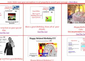 software - Birthday eCards with Your Personal Voice 1.0 screenshot