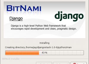 software - BitNami DjangoStack 2.2.7-0 screenshot
