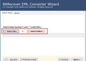 software - BitRecover EMLX Converter Wizard 11.5 screenshot