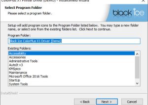 software - Black Ice ColorPlus Printer Drivers 17.66 Revision 3163 screenshot