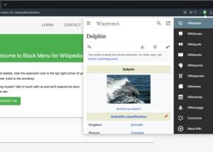 software - Black Menu for Wikipedia for Opera 6.3.0 screenshot