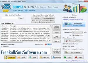 software - Blackberry Mobile Text Messaging 8.2.1.0 screenshot