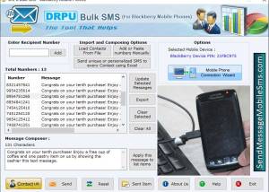 software - BlackBerry SMS messaging 9.3.2.1 screenshot