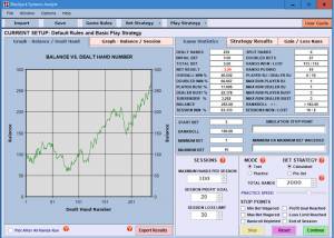 software - Blackjack Systems Analyst 2.0 screenshot