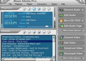 software - Blaze Media Pro 10.01 screenshot