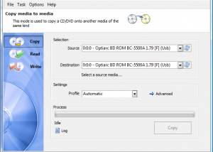 BlindWrite -  CD and DVD copy screenshot