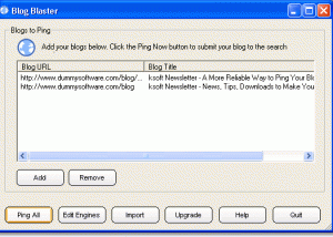 Blog Blaster screenshot