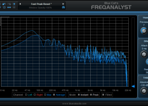 software - Blue Cat&#039;s FreqAnalyst 2.5 screenshot