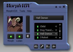 Blue Satin Skin - MorphVOX Add-on screenshot