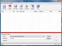 software - Bluefox FLV to AVI Converter 3.01.12.1008 screenshot