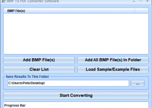 software - BMP To PDF Converter Software 7.0 screenshot