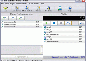 software - BMS Business Music System Professional 4.09 screenshot