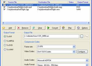 software - Boilsoft MOV Converter 2.41 screenshot