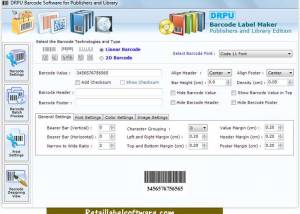 Book Barcode Generator Software screenshot