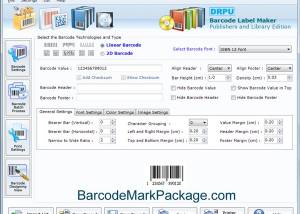 Book Barcode Label Generator screenshot