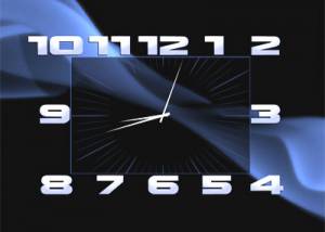 software - Box Clock Screensaver 3.0 screenshot