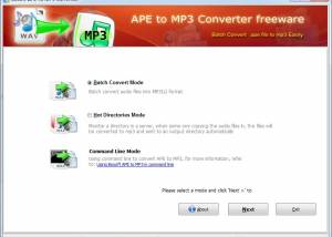 Boxoft APE to MP3 Converter (freeware) screenshot