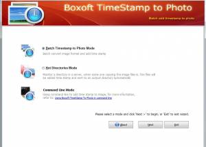 Boxoft Batch TimeStamp to Photo screenshot