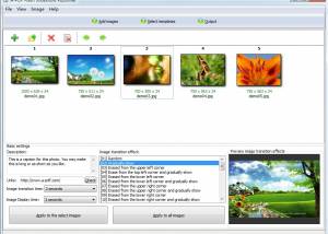 Boxoft Flash SlideShow Creator screenshot