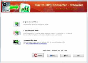 software - Boxoft free Flac to MP3 Converter (freeware) 1.1 screenshot