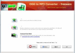 Boxoft free Ogg to MP3 Converter (freeware) screenshot