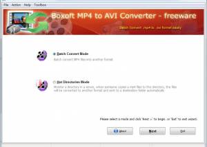 Boxoft MP4 to MPG  Freeware screenshot