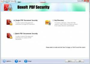 software - Boxoft PDF Security 3.7 screenshot