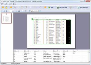 software - Boxoft PDF to Excel 3.7 screenshot