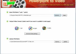 software - Boxoft PPT to Video 2.1 screenshot