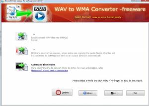 software - Boxoft WAV to WMA Converter (freeware) 1.0 screenshot