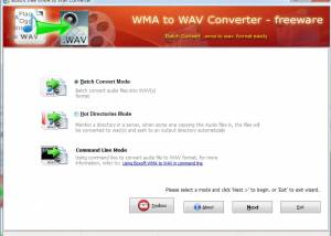 Boxoft WMA to WAV Converter (freeware) screenshot