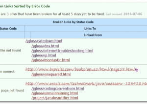 software - BrokenLinks 3.0 screenshot