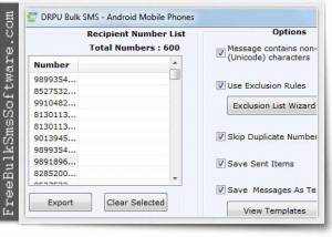Bulk SMS Android Mobile screenshot