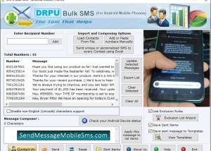 Bulk SMS for Android Mobile screenshot