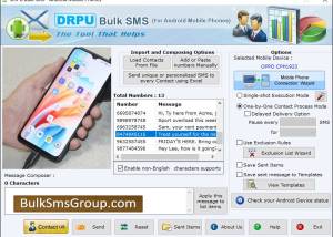 software - Bulk SMS for Android Mobile 7.8.5.0 screenshot