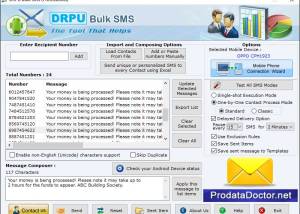 Bulk SMS Gateway Tool screenshot