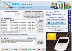 software - Bulk SMS Group Software 9.7.9.5 screenshot