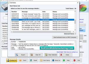 Bulk SMS Mobile Marketing App screenshot