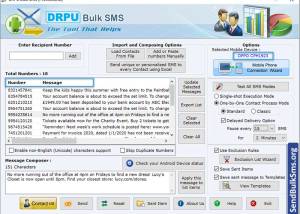 software - Bulk SMS PC to Mobile 6.9.4 screenshot