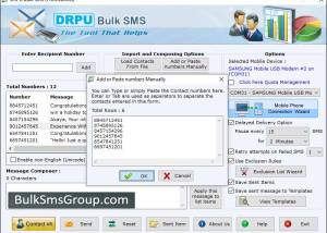 Bulk SMS Program screenshot