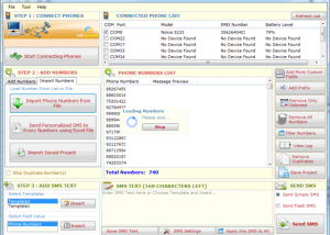 software - Bulk SMS Sender 1.5 screenshot