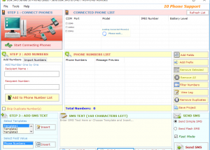 software - Bulk SMS Sender Multiphone v5.0 5.0.1.15 screenshot