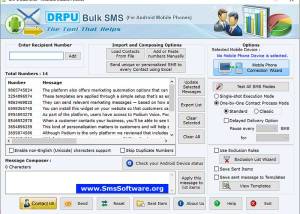 Bulk SMS Software for Android screenshot