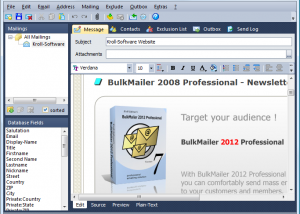 software - BulkMailer Professional 7.7.4 screenshot