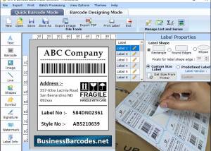 Business Barcode Generator screenshot